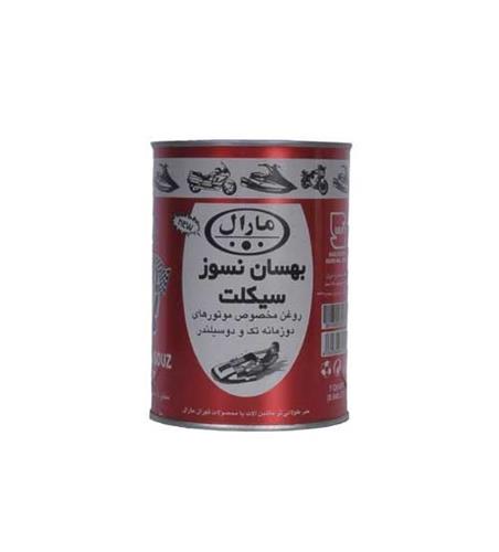 تصویر روغن دوزمانه ( 1 لیتری ) فلزی بهسان سیکلت مارال / 24